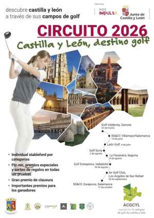 Inscripciones abiertas para Circuito Castilla y León Destino Golf 2026