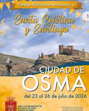 Osma celebra sus fiestas patronales en honor a Santa Cristina y Santiago