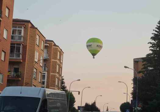 ¿Qué hacia un globo aerostático sobrevolando el cielo de Soria?