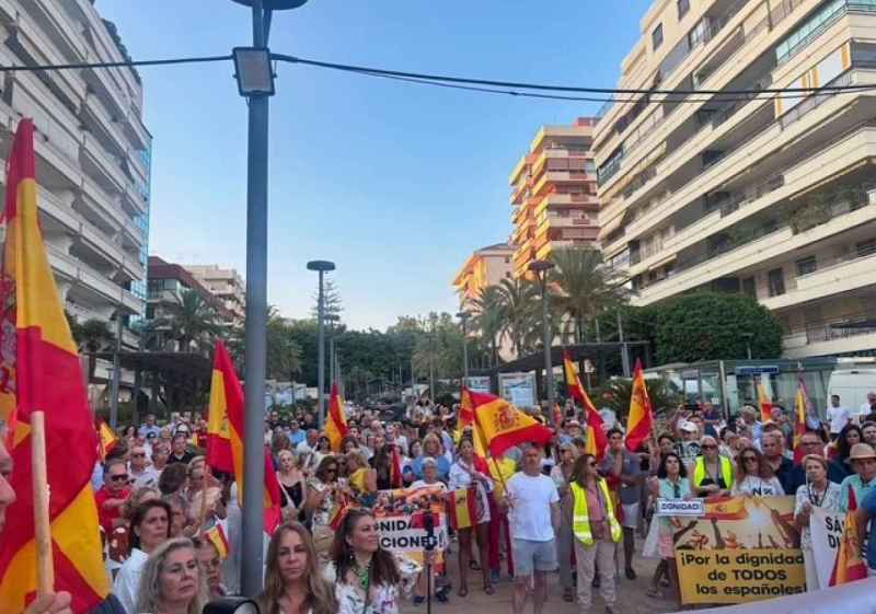 La Marcha por la Dignidad se manifiesta en Marbella 