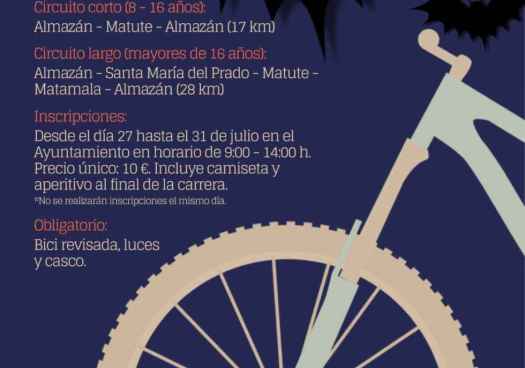 Almazán abre inscripciones para XIV ruta nocturna 
