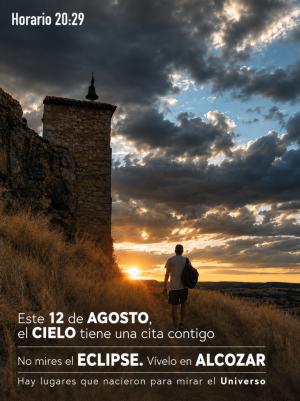 Alcozar invita a "vivir" el eclipse solar desde la ladera del castillo