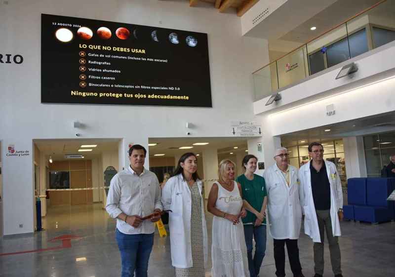 El hospital Santa Bárbara informa sobre consejos para observar el eclipse solar