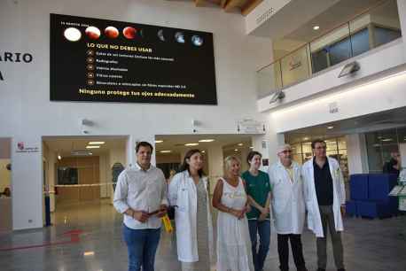 El hospital Santa Bárbara informa sobre consejos para observar el eclipse solar