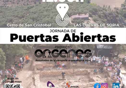 Jornada de puertas abiertas en yacimiento arqueológico de Las Cuevas de Soria
