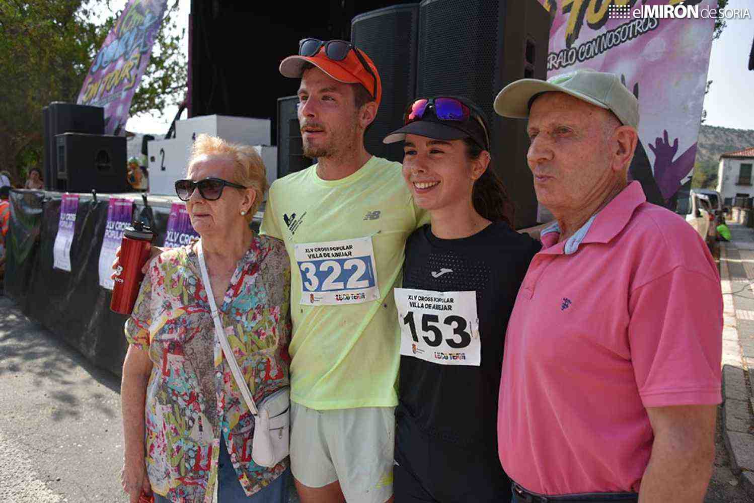 Los hermanos Las Heras Rupérez, dueños del Cross popular de Abejar