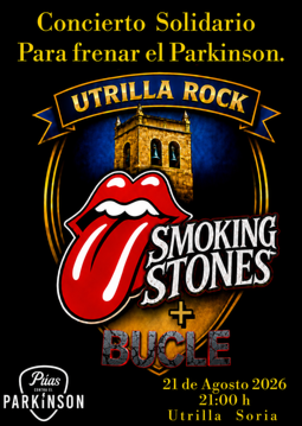 Concierto en Utrilla con música de los Stones para frenar el Parkinson