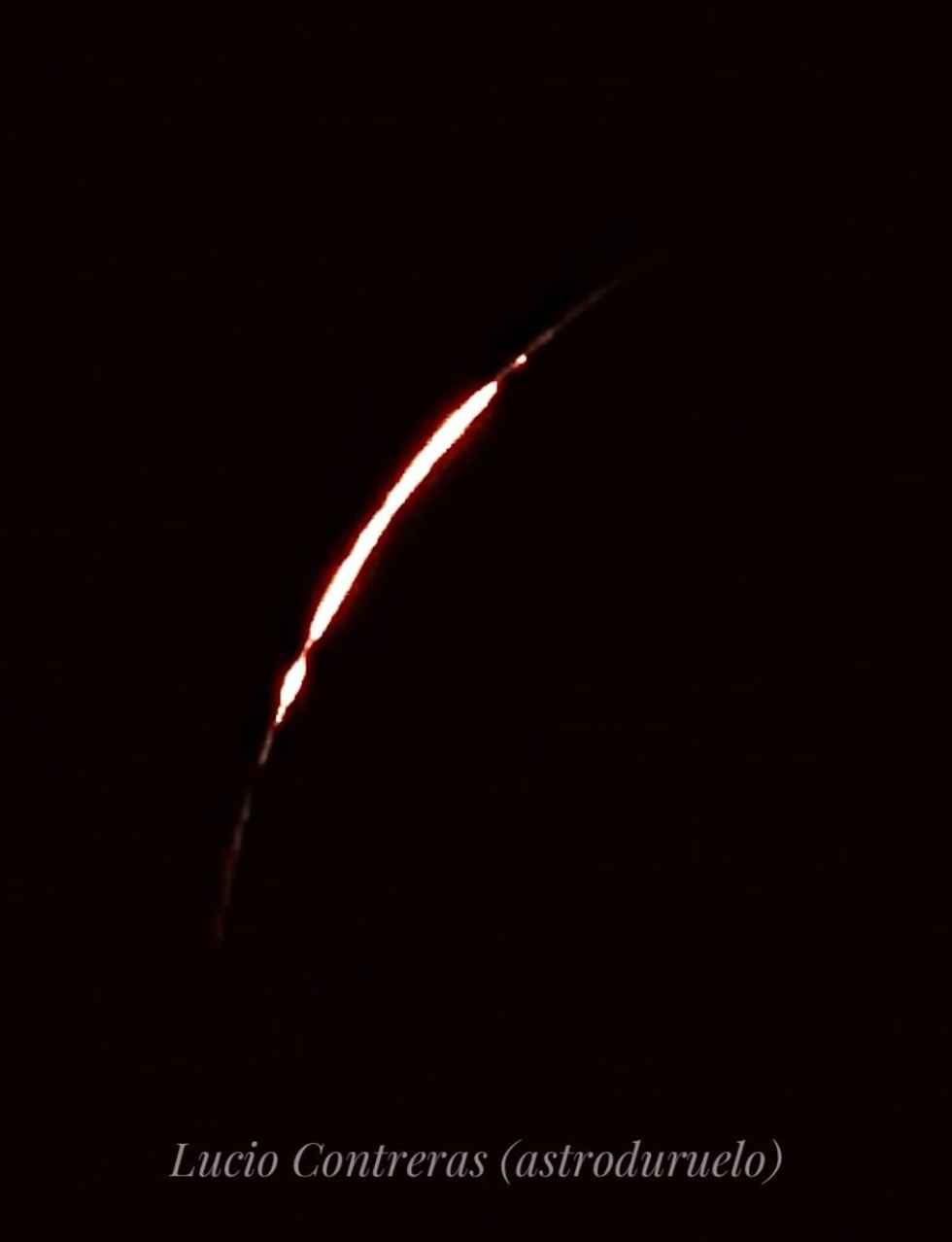 Las imágenes del eclipse solar captadas desde Soria por Lucio Contreras