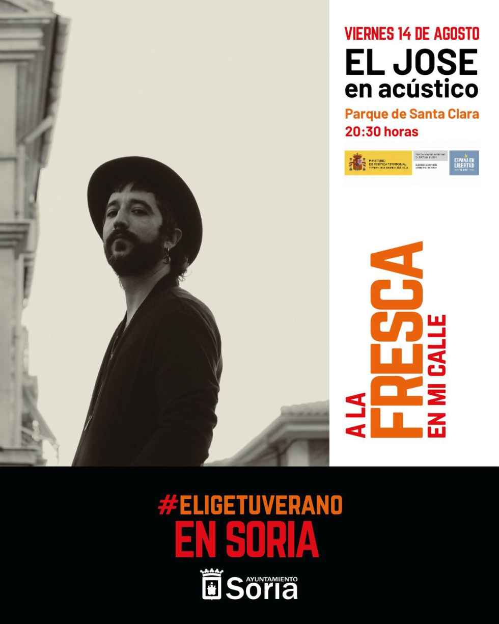 Concierto de "El Jose" en Soria para celebrar 50 Años de España en Libertad