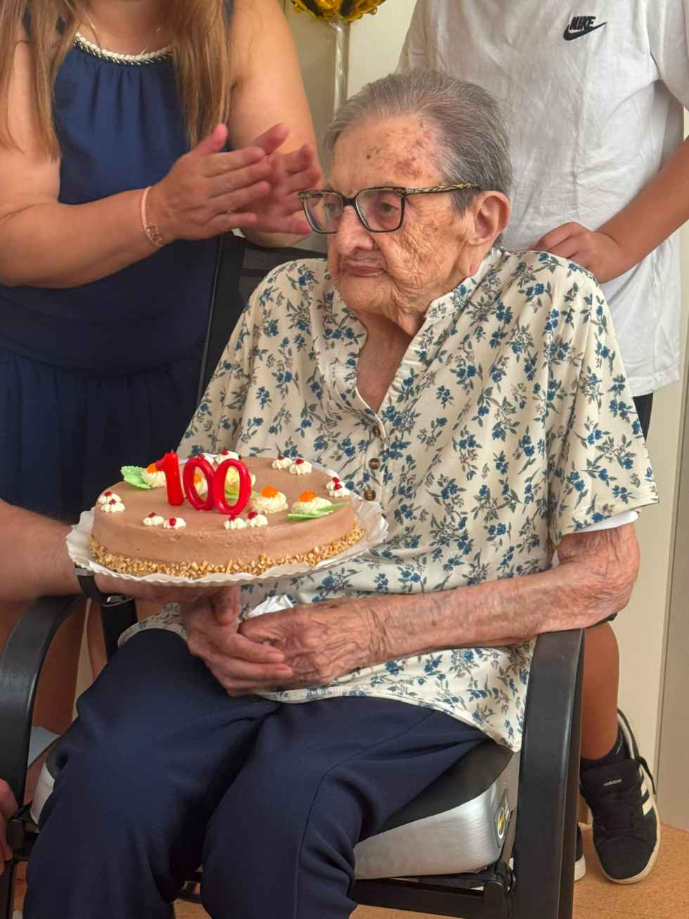 Emilia Martínez Martín celebra su centenario en Soria