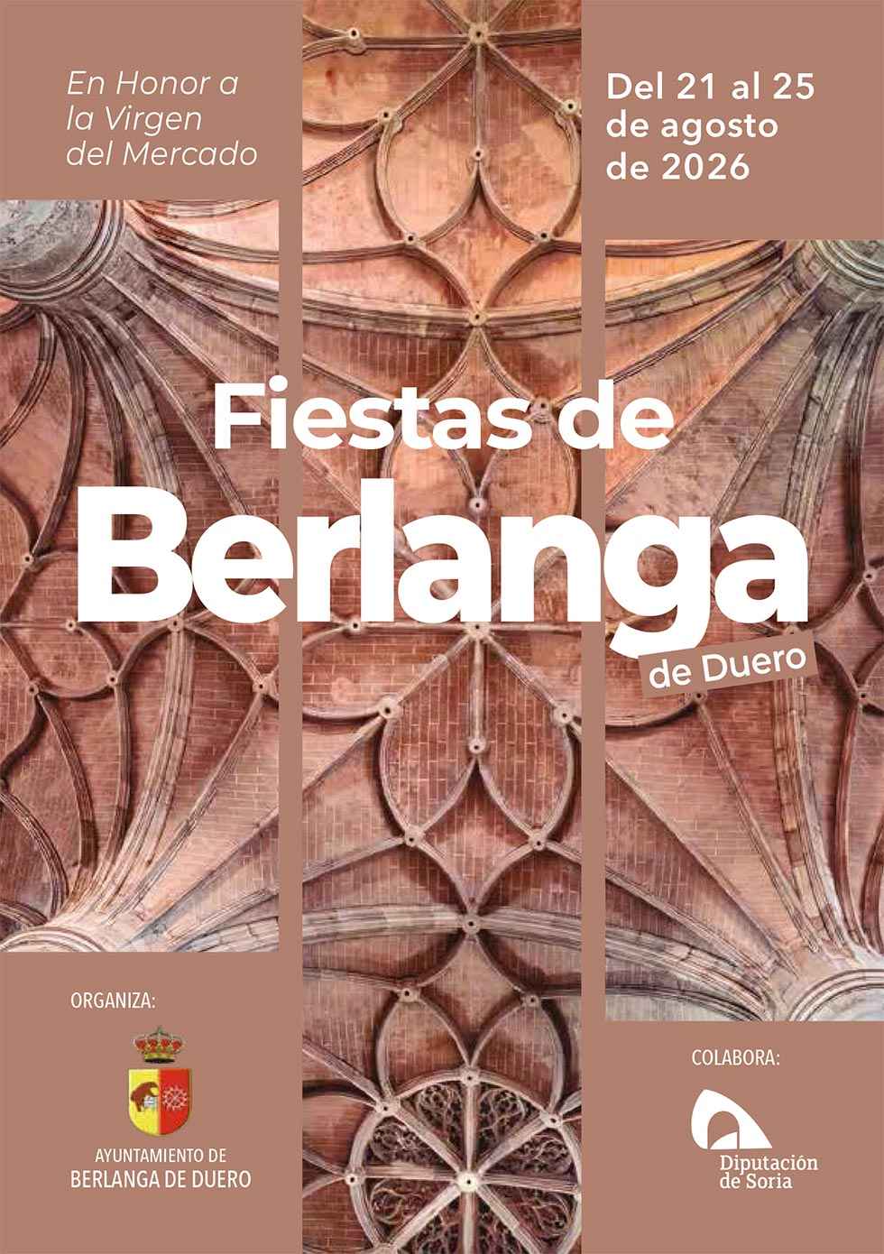Berlanga de Duero publica programa para sus fiestas en honor a la Virgen del Mercado