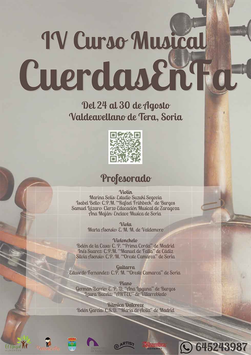 Un centenar de alumnos participan en IV edición de CuerdasEnFa en Valdeavellano de Tera