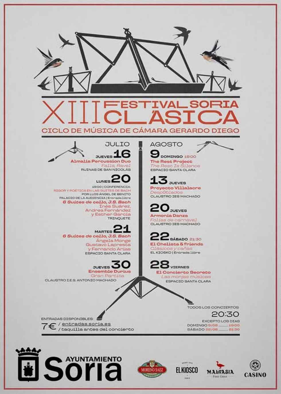 La música clásica suena en un bar de Soria con El Chelista & Friends