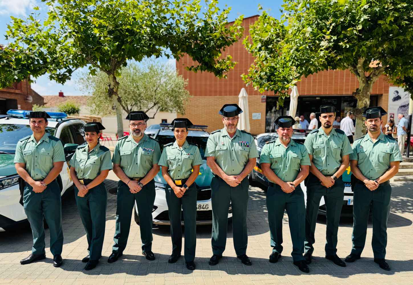 Noviercas reconoce la labor de guardias civiles del Puesto de Ólvega