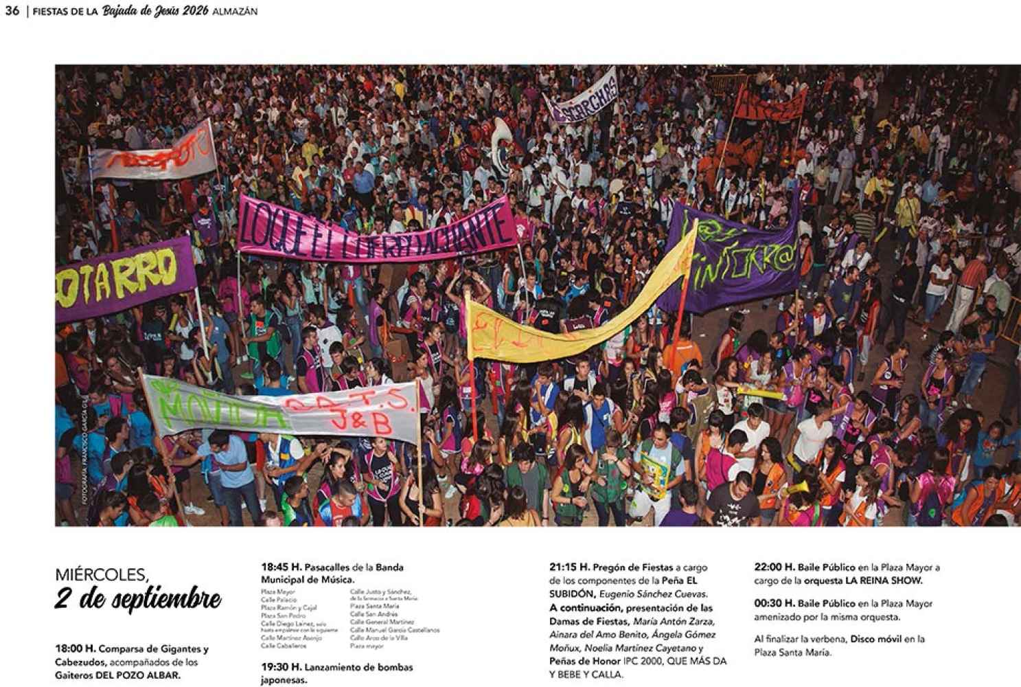 Almazán publica programa de sus fiestas de la Bajada de Jesús