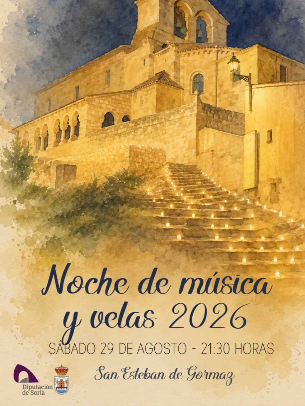 Cuatro veladas musicales y cinco mil velas para iluminar San Esteban de Gormaz