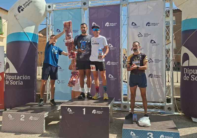 Ganadores de duodécima carrera del Torrezno, en Chércoles 