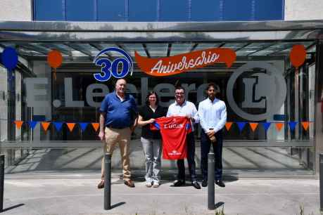 E.Leclerc Soria renueva su patrocinio con C.D. Numancia para temporada 2026/2027
