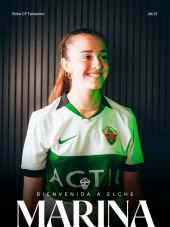 La futbolista soriana Marina Rupérez ficha por el Elche CFF