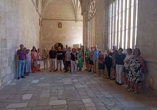 Los alumnos de la Universidad Santa Catalina visitan exposición “Petrus Episcopus Oxomensis