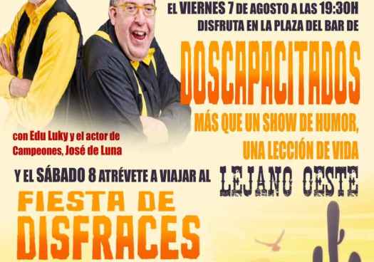 Más que un show de humor en Torrevicente con "Doscapacitados"