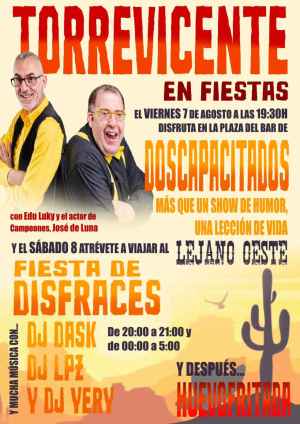 Más que un show de humor en Torrevicente con "Doscapacitados"