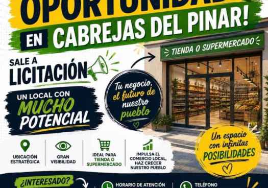 Cabrejas del Pinar licita local para tienda o supermercado