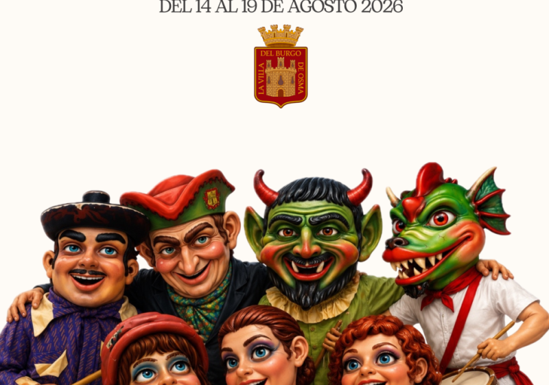 El Burgo de Osma publica programa para sus fiestas de la Virgen del Espino y San Roque