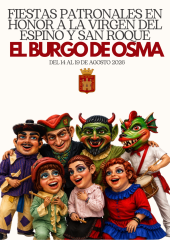 El Burgo de Osma publica programa para sus fiestas de la Virgen del Espino y San Roque