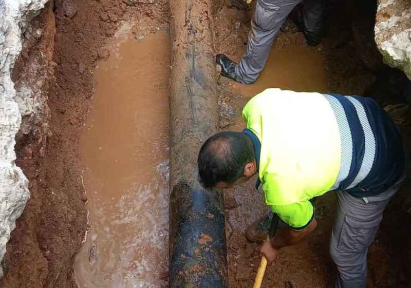 Aguas de Soria localiza avería que afecta a red de abastecimiento de agua potable