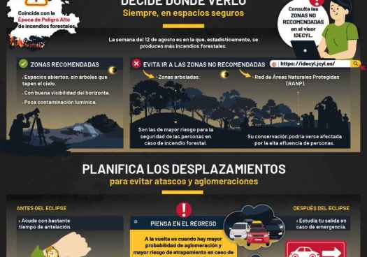 La Junta activa PLANCAL ante previsión de numerosos desplazamientos durante eclipse solar