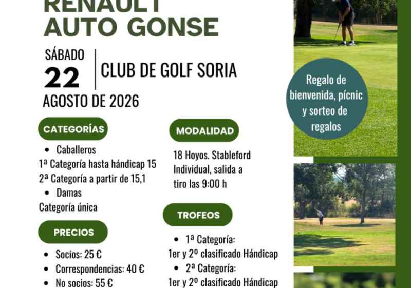 Inscripciones abiertas para quinta edición del Torneo Renault Auto Gonse
