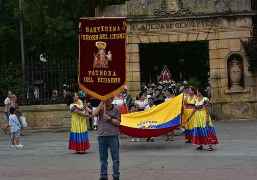 La comunidad ecuatoriana en Soria celebra fiestas en honor a la Virgen del Cisne