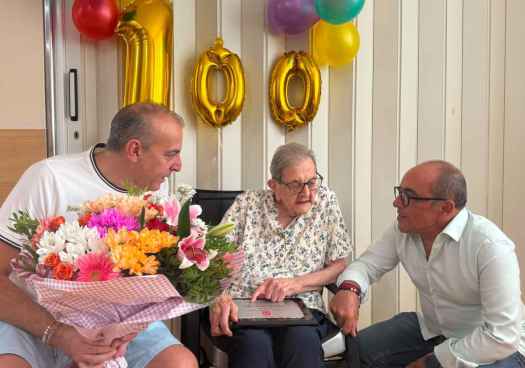 Emilia Martínez Martín celebra su centenario en Soria