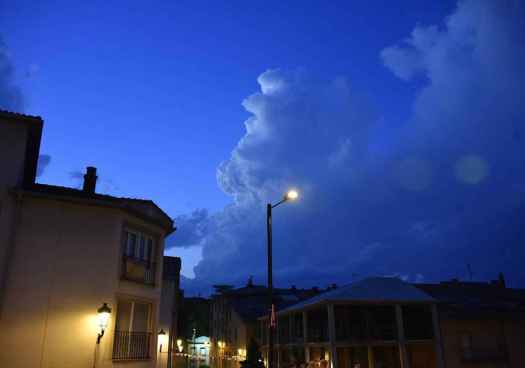 Más de mil rayos cayeron en Castilla y León durante las tormentas del sábado