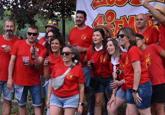 Las peñas que animan las fiestas patronales de Berlanga de Duero