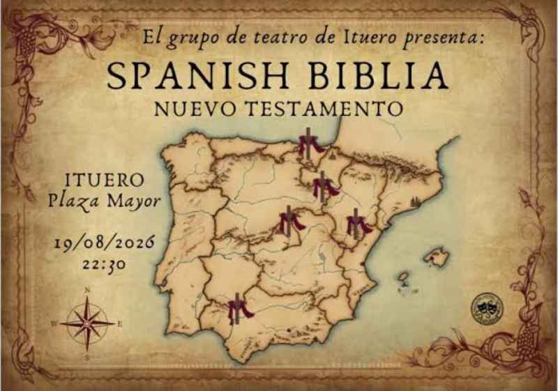 Estreno teatral en Ituero el 19 de agosto: Spanish Biblia. Nuevo Testamento