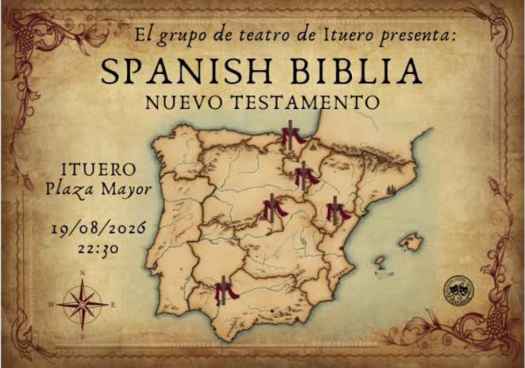 Estreno teatral en Ituero el 19 de agosto: Spanish Biblia. Nuevo Testamento