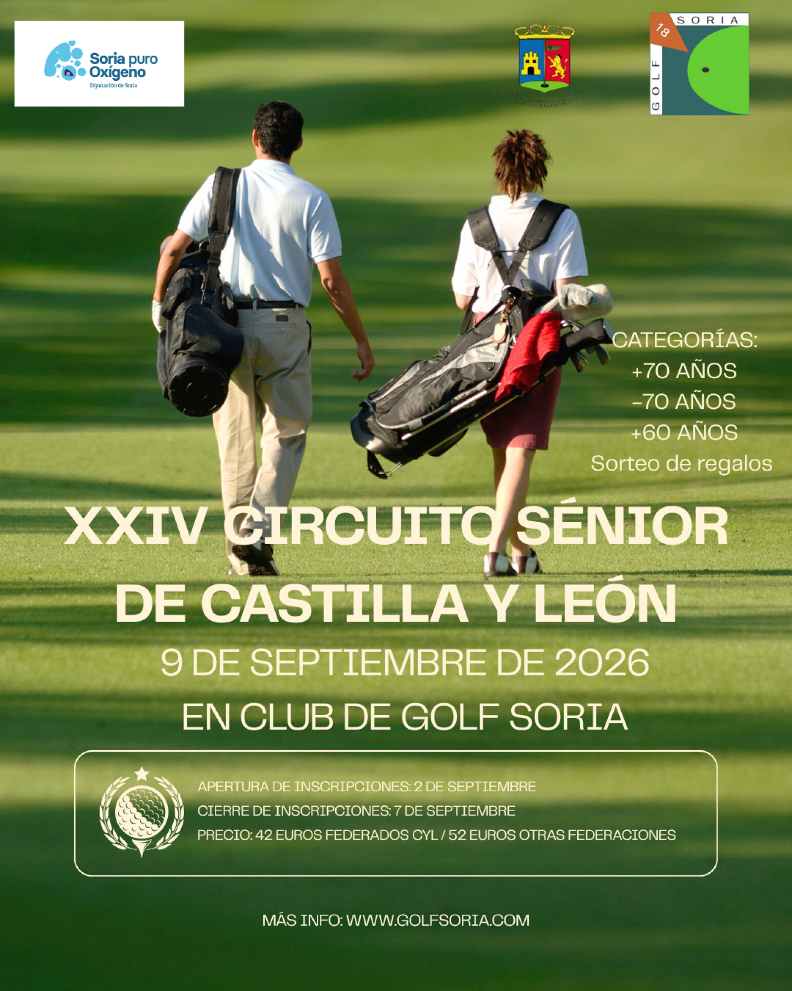 Inscripciones abiertas para Circuito Senior de Castilla y León-Memorial Paco Ibáñez
