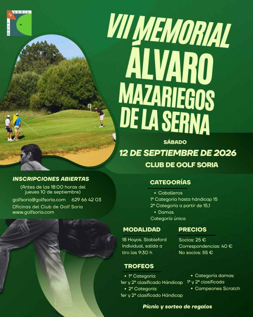 Inscripciones abiertas para VII Memorial Álvaro Mazariegos de la Serna