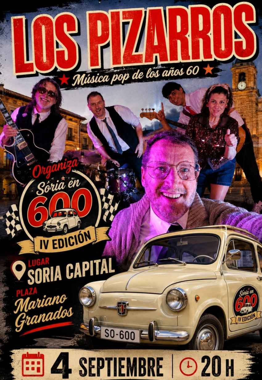 Concierto de "Los Pizarros" en Soria con canciones de recuerdos "de tu vida"