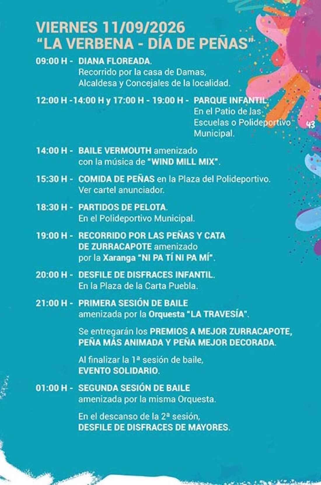 Duruelo de la Sierra publica programa para fiestas del Cristo de las Maravillas
