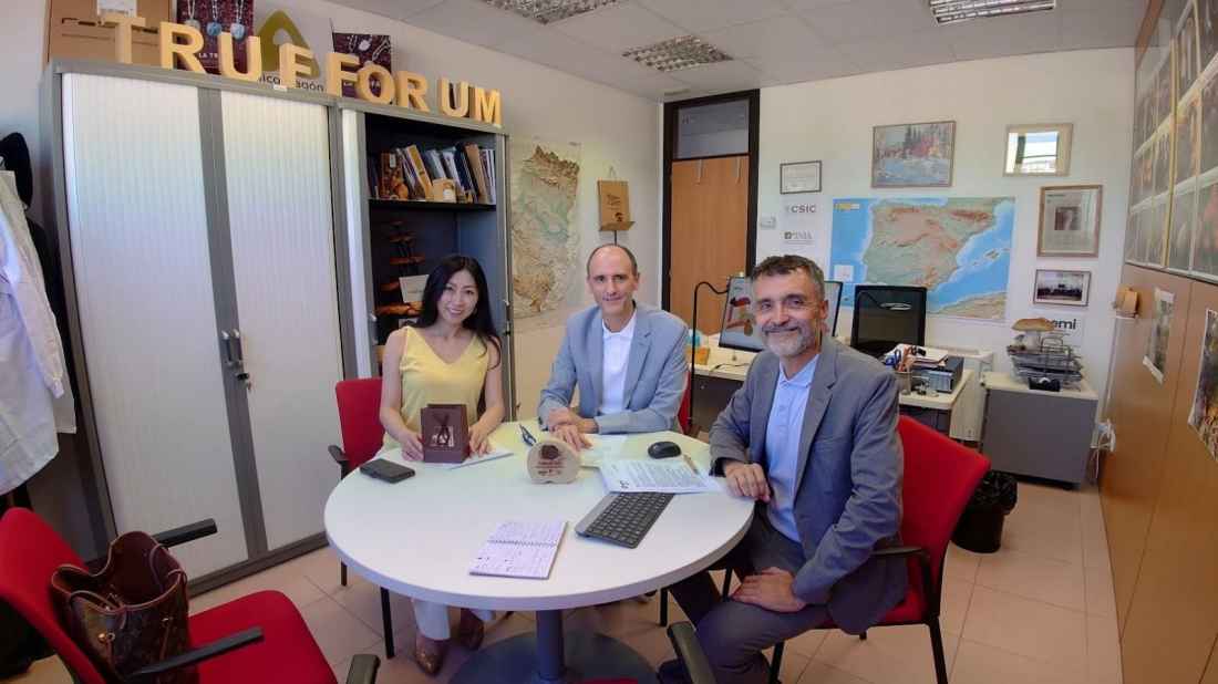 La Asociación Japonesa de la Trufa visita Soria por impacto de Trufforum Tokio
