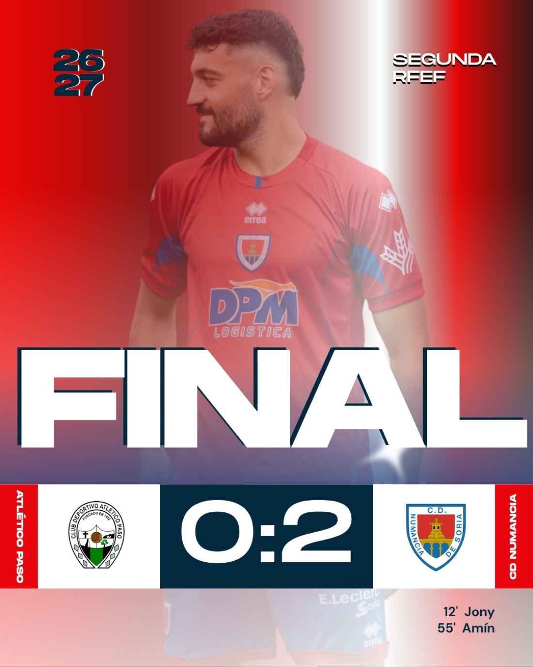 El Numancia estrena con victoria (0-2) nueva temporada en Segunda RFEF