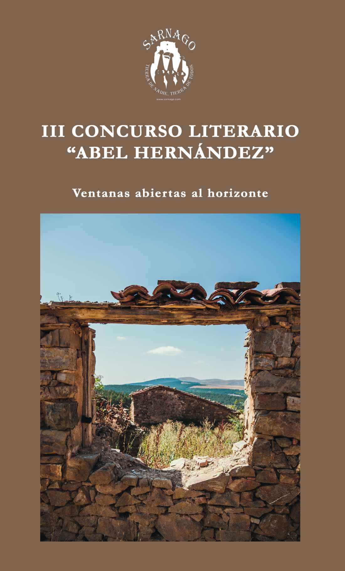 Sarnago presenta tercer libro surgido de certamen que une literatura, territorio y mundo rural