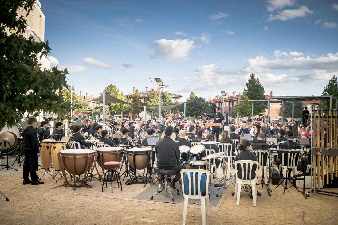 Sergio Soto dirige Banda de Música de Soria en despedida del verano