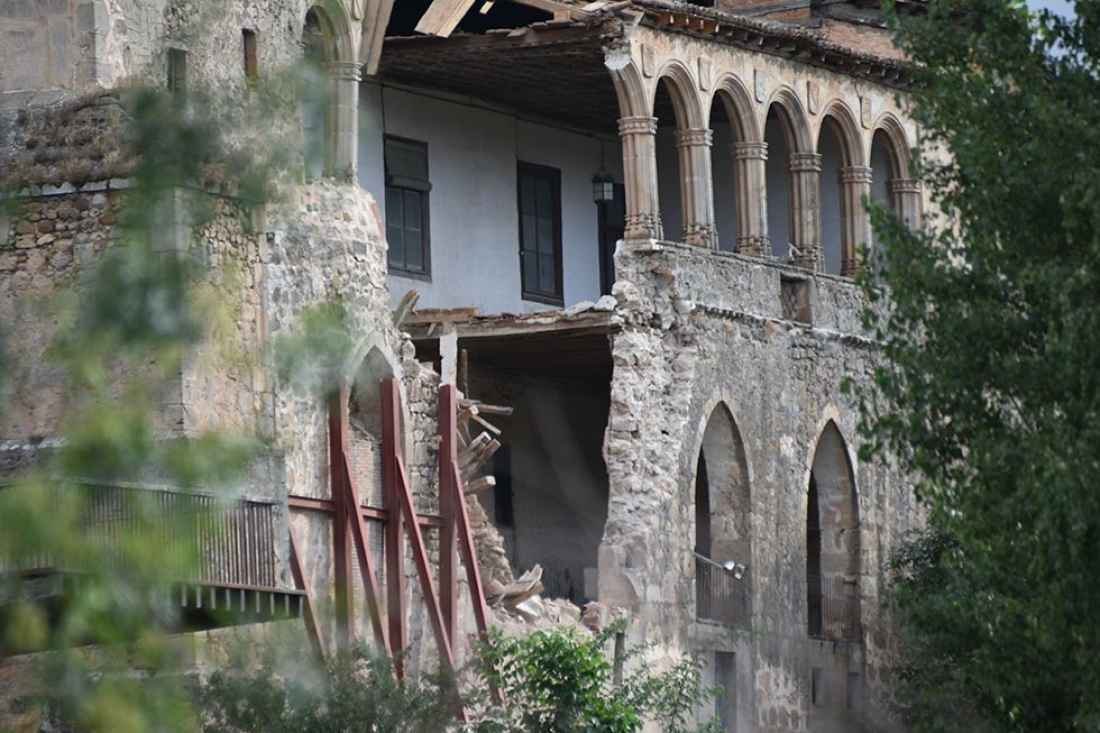 El palacio de los Hurtado de Mendoza, en Almazán, urge una definitiva solución