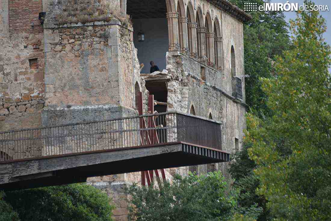 La Junta mantiene seguimiento activo de situación del derruido palacio en Almazán