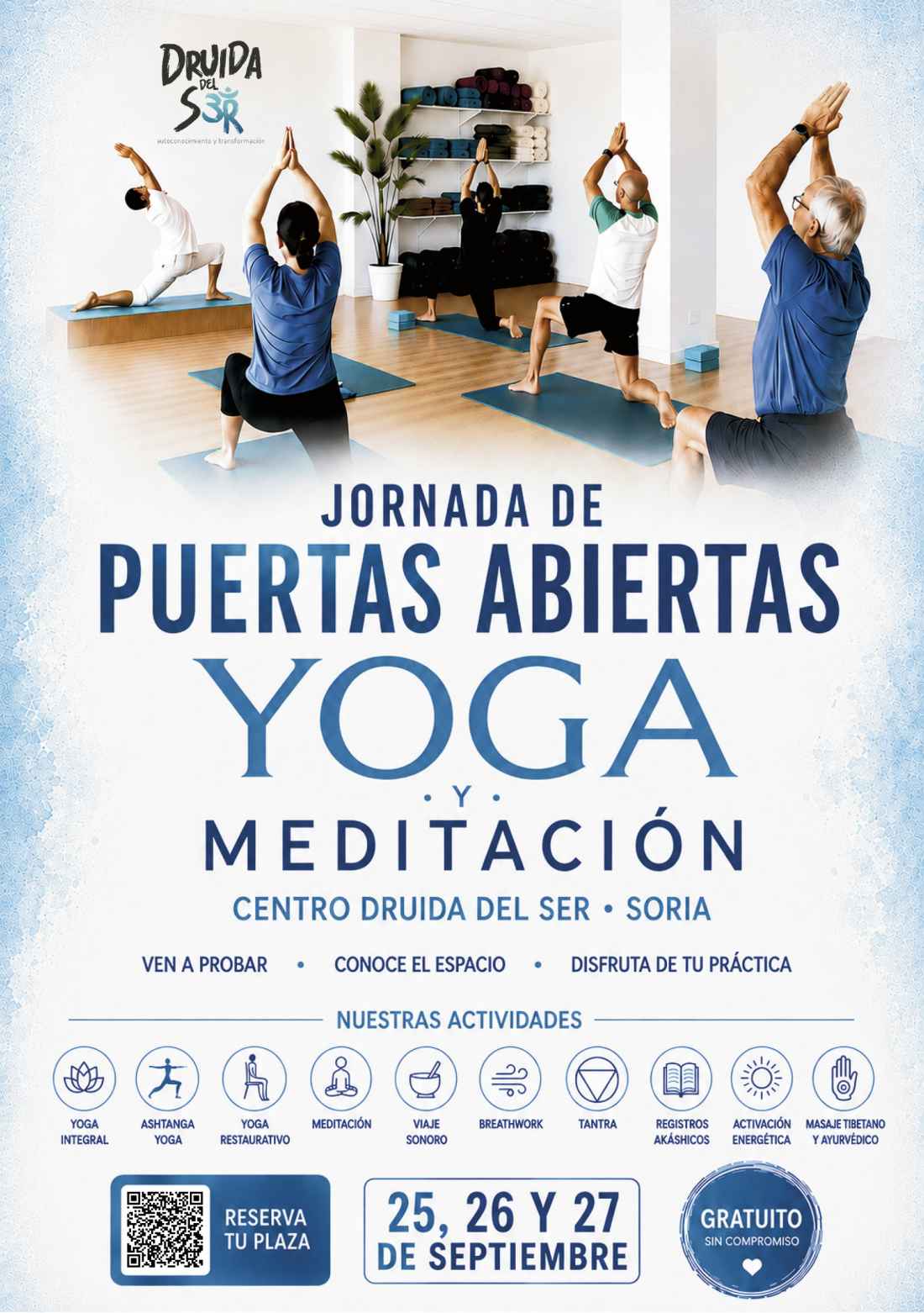 Tres días de yoga, meditación y bienestar en Soria
