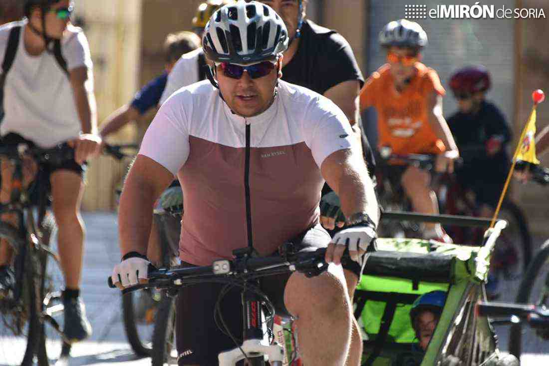 Apenas 300 participantes en el Día de la Bicicleta en Soria